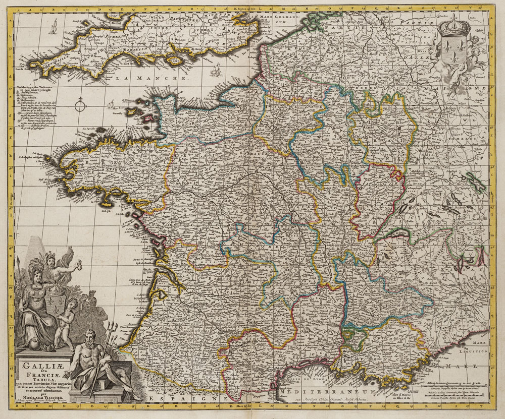Frankrijk 1735 Visscher / Ottens
